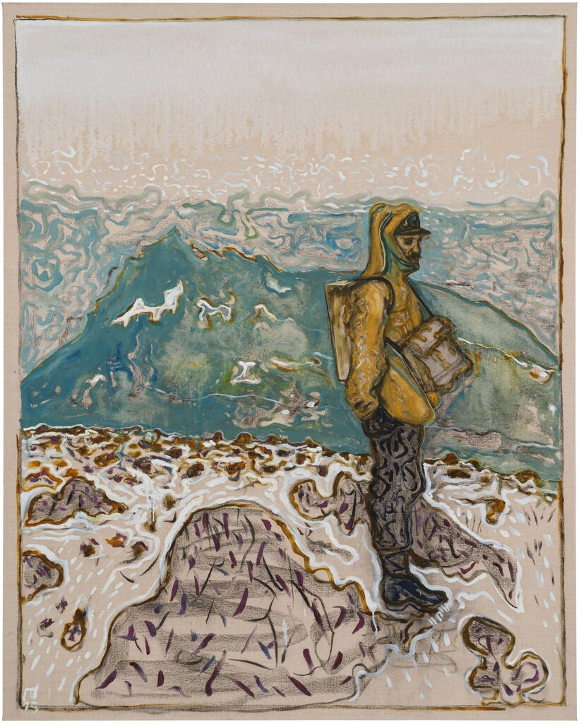 The Artist on His Way to Work