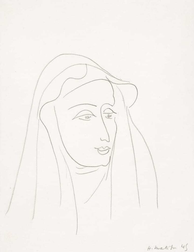 Henri Matisse, Femme (Etude pour les "Lettres portugaises")