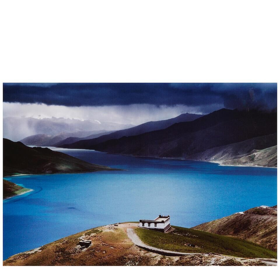 Tibetan Holy Lake, Lhasa, Tibet