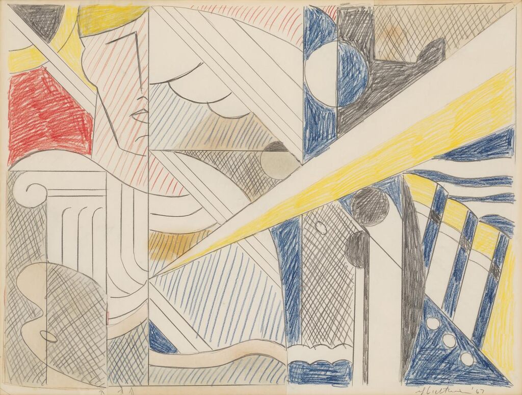 Roy Lichtenstein, Modern Painting with Ionic Column (Study)