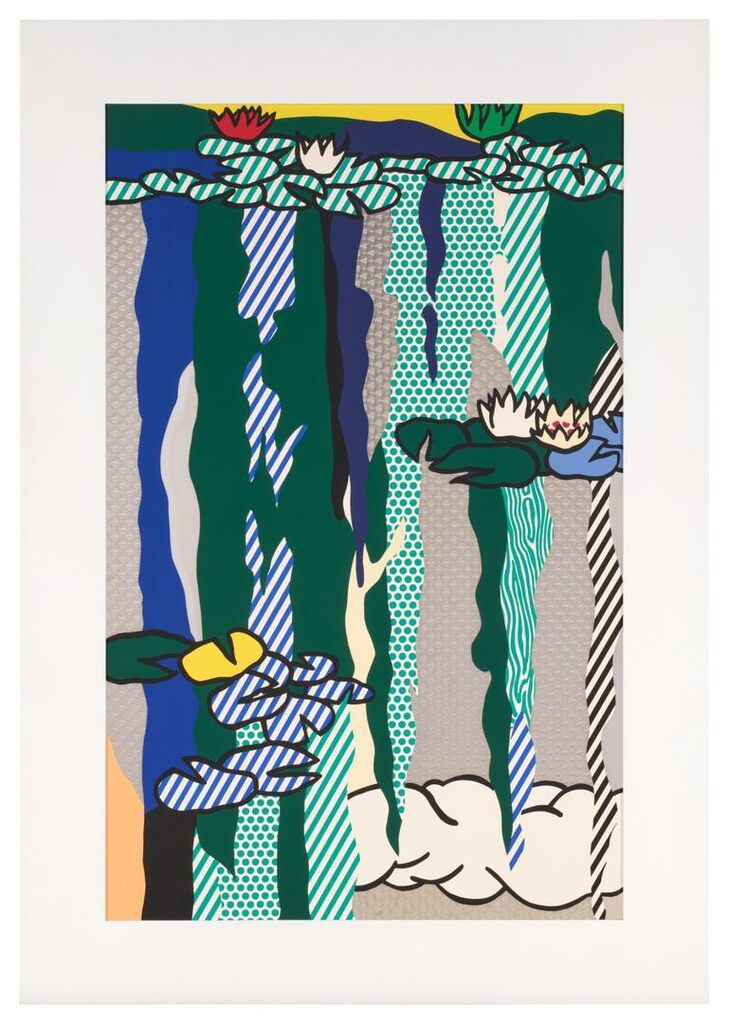 Roy Lichtenstein, Water Lilies with Cloud