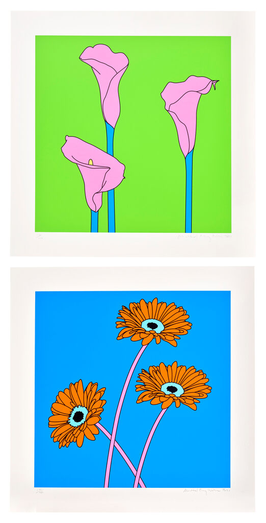 Domesticated Flowers: two prints (C. 66b-c)
