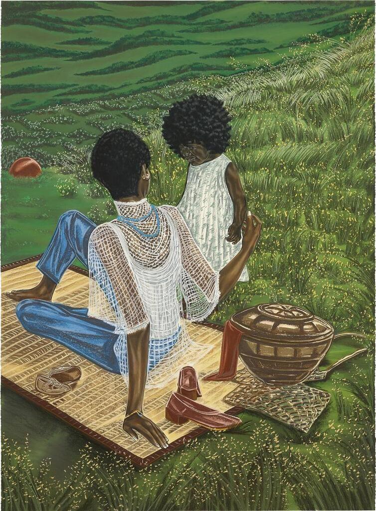 Toyin Ojih Odutola, Picnic on the Grounds