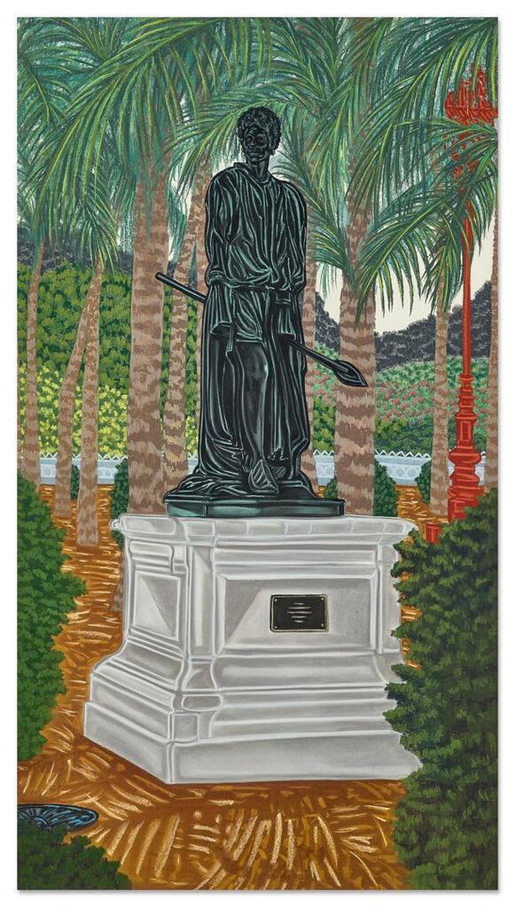 Toyin Ojih Odutola, Distinguished Relation at Ejogu Gardens (Amara Palace)