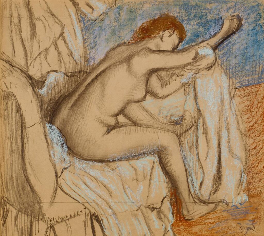 Edgar Degas, Femme à sa toilette