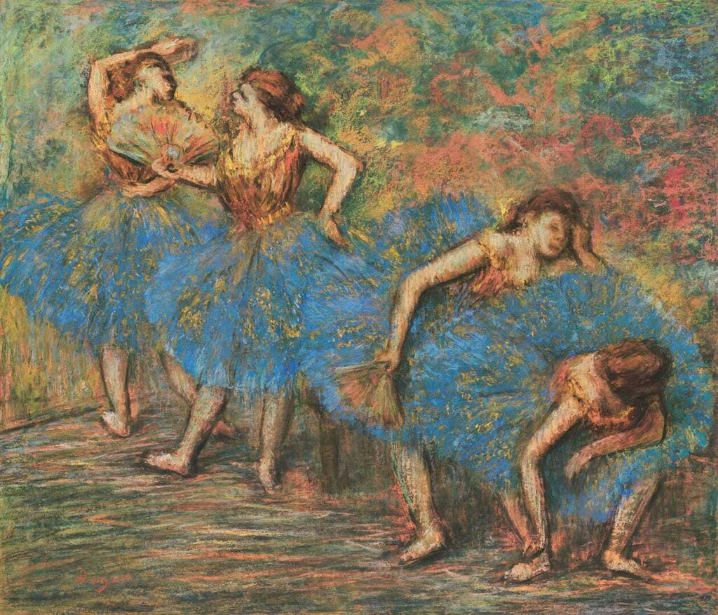 Edgar Degas, Quatre danseuses