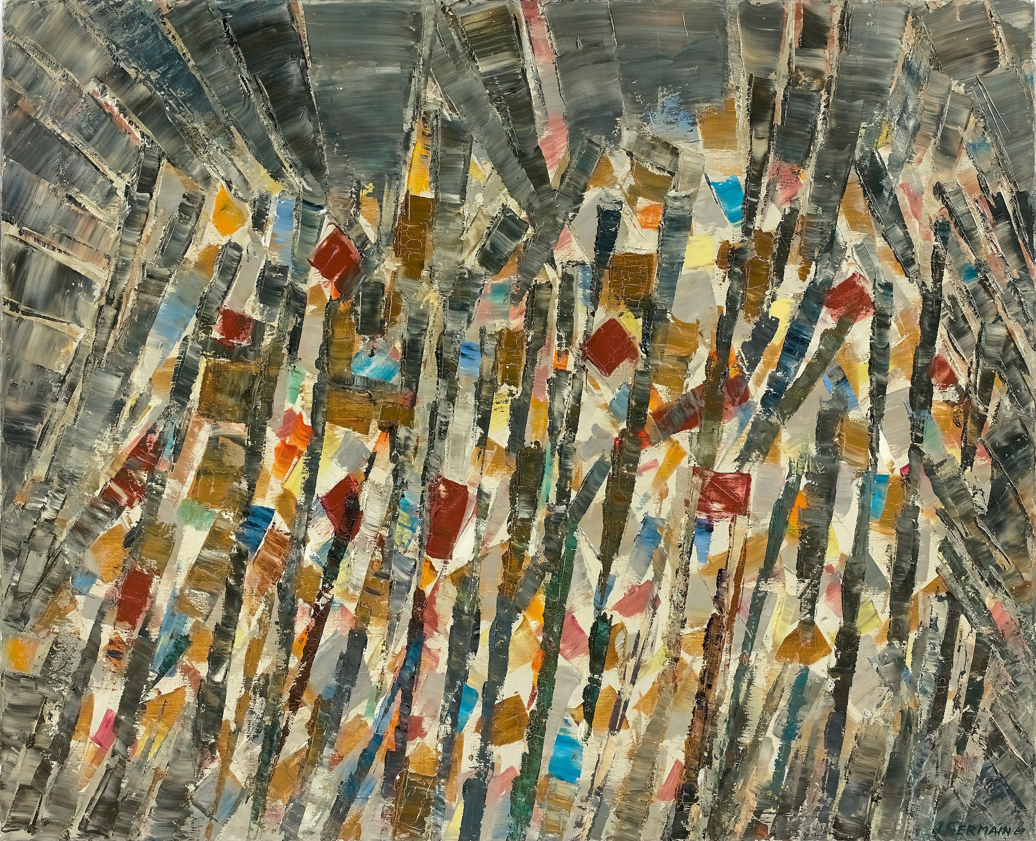 Composition abstraite - 1987