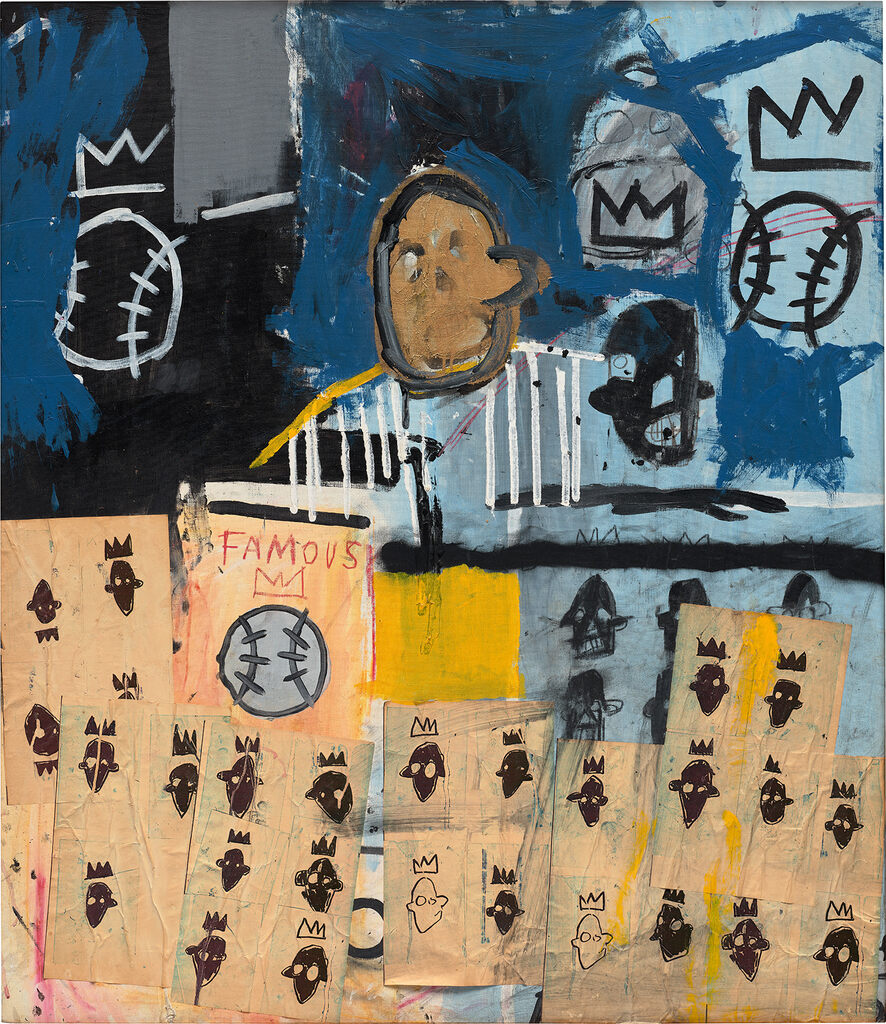 Jean-Michel Basquiat, Untitled (Portrait of Famous Ballplayer)