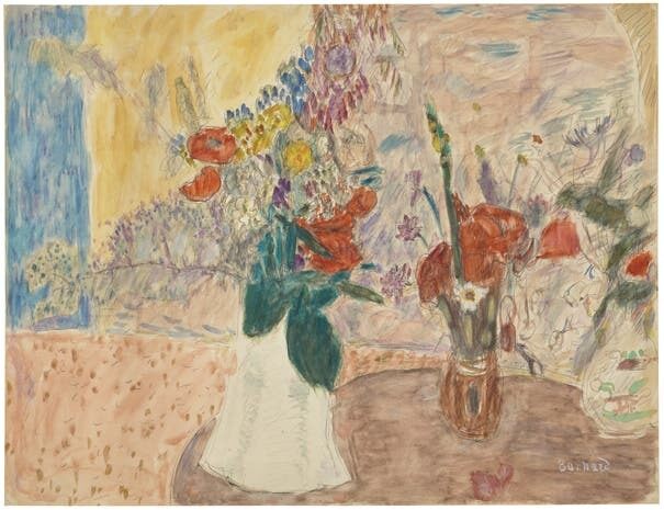 Pierre Bonnard, Trois bouquets de fleurs