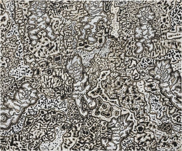 Jean Dubuffet, Paysage avec sept personnages
