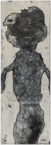 Jean Dubuffet, Femme aux vêtements laineux
