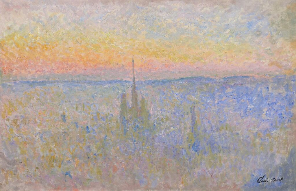 Claude Monet, Vue de Rouen depuis la côte Sainte-Catherine