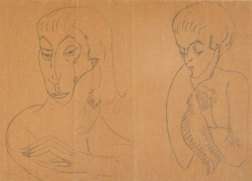 Amedeo Modigliani, Tête et buste