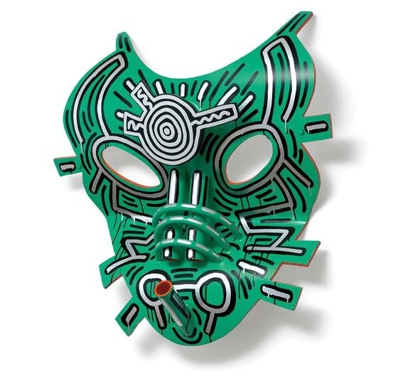 Keith Haring, Untitled (Grace Jones Mask)