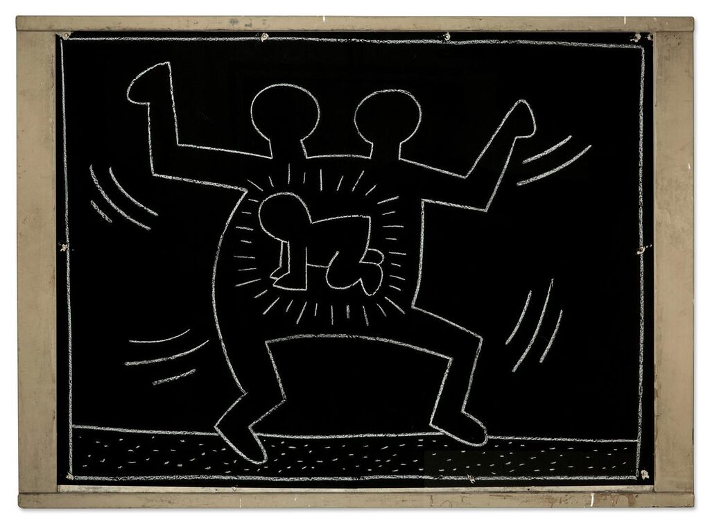 Keith Haring, Untitled (Subway Drawing)