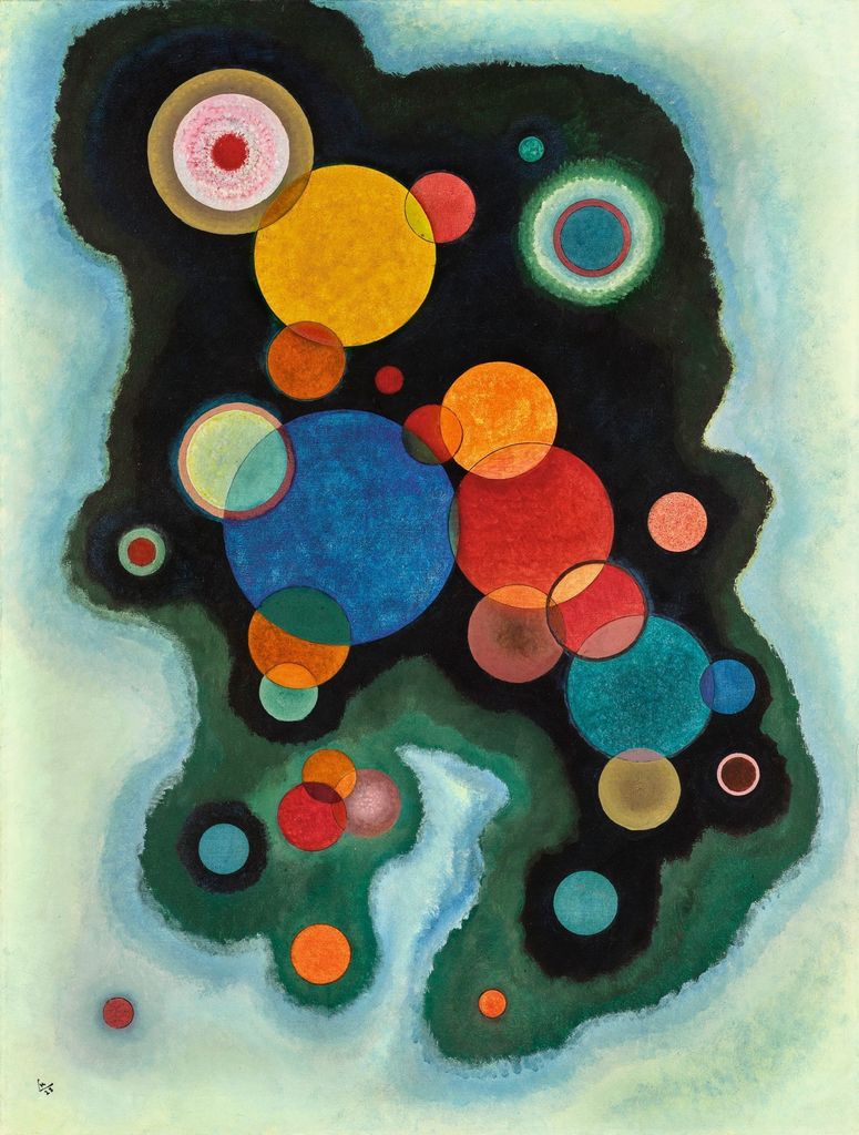 Wassily Kandinsky, VERTIEFTE REGUNG (DEEPENED IMPULSE)