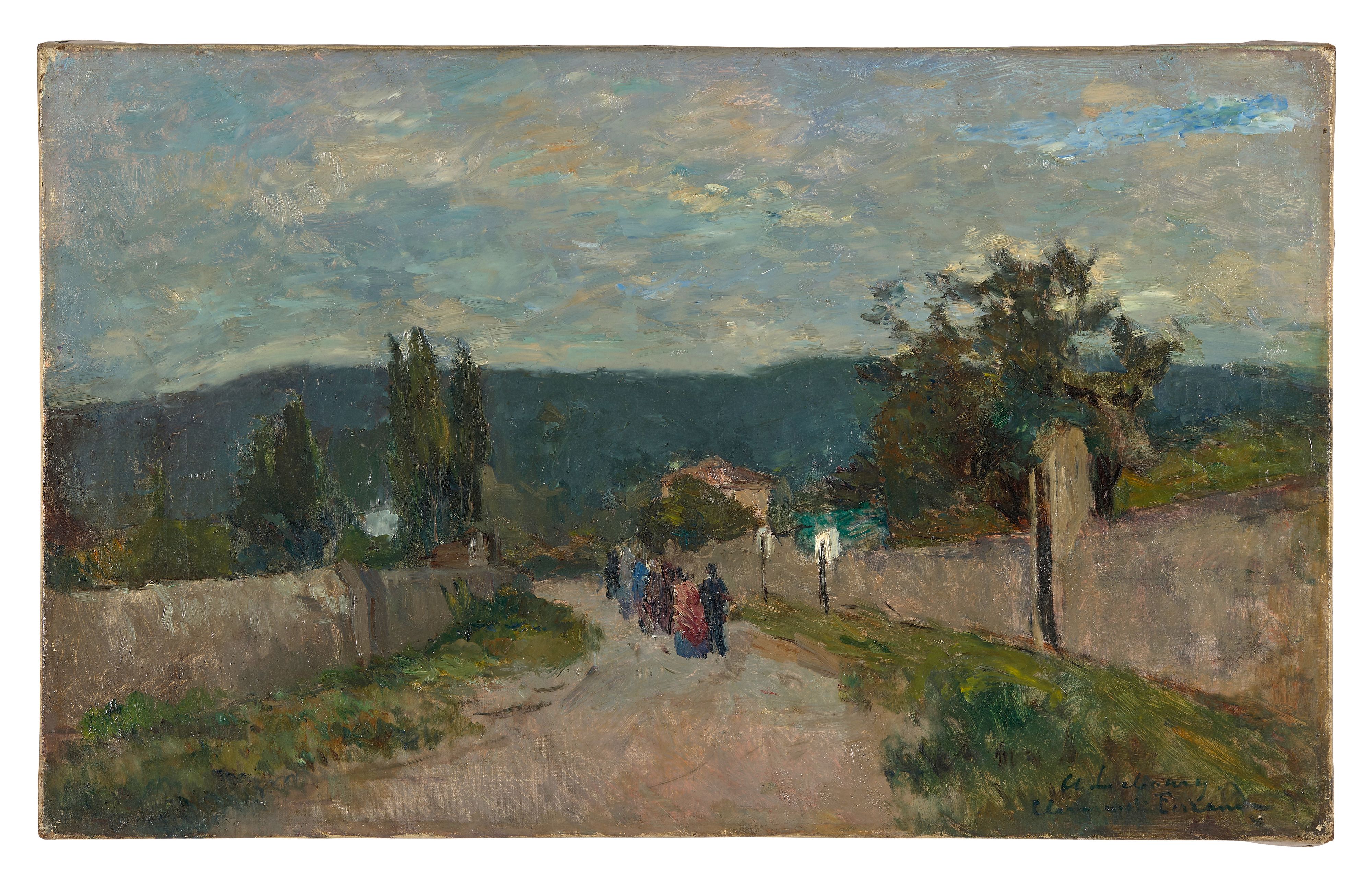 La procession, Clermont-Ferrand - circa 1884-1886