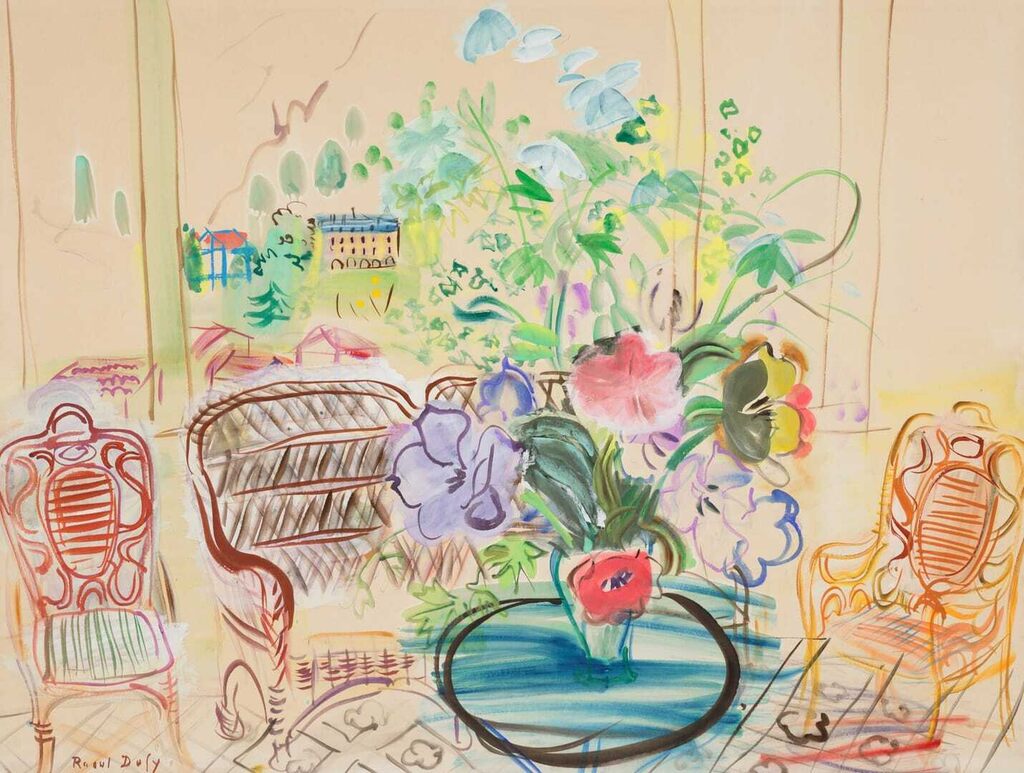 Raoul Dufy, La véranda à Vernet-les-Bains