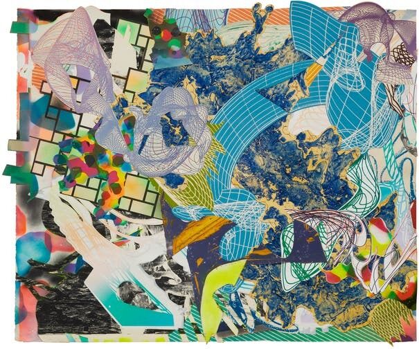Frank Stella, Study for Karpathenburg I