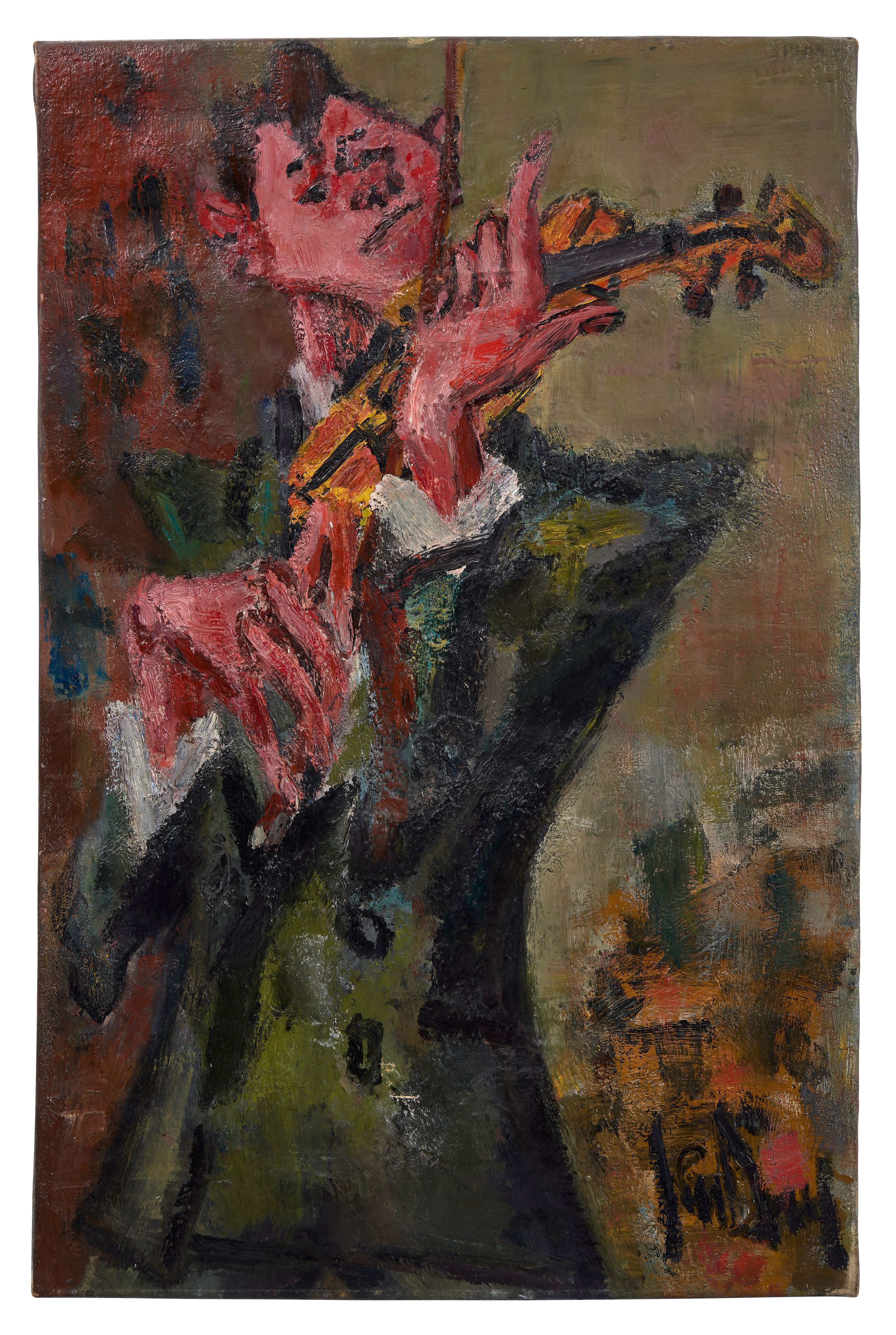 Le violoniste - circa 1945-1950