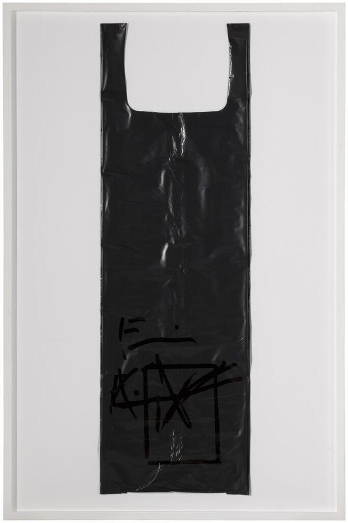 Untitled (Garbage Bag Grey #10)