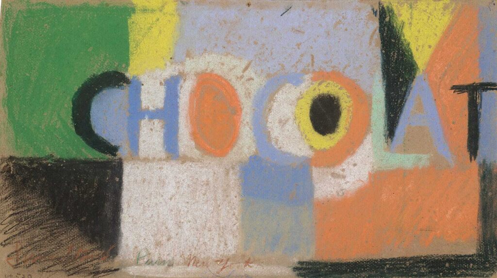 Sonia Delaunay, Projet d'affiche pour "Chocolat"