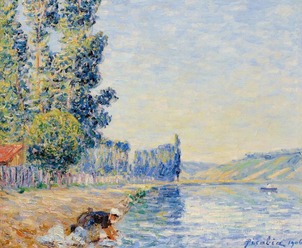 Francis Picabia, Laveuse sur les bords de l'Yonne, le matin