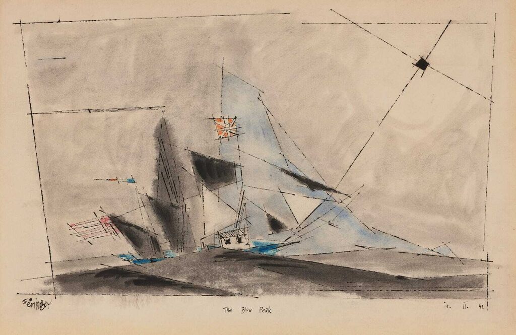 Lyonel Feininger, The Blue Peak