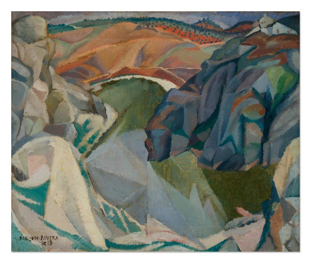 Diego Rivera, Le Fleuve (Paysage), Toledo