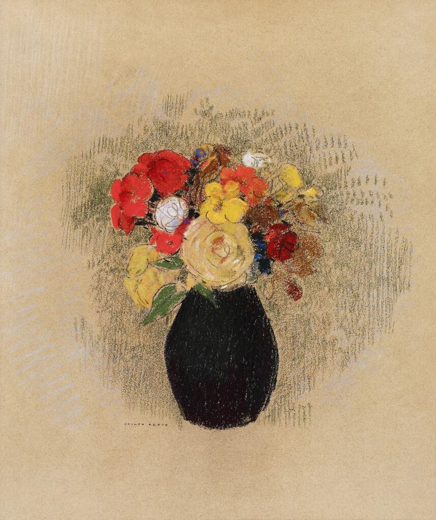Odilon Redon, Vase de fleurs