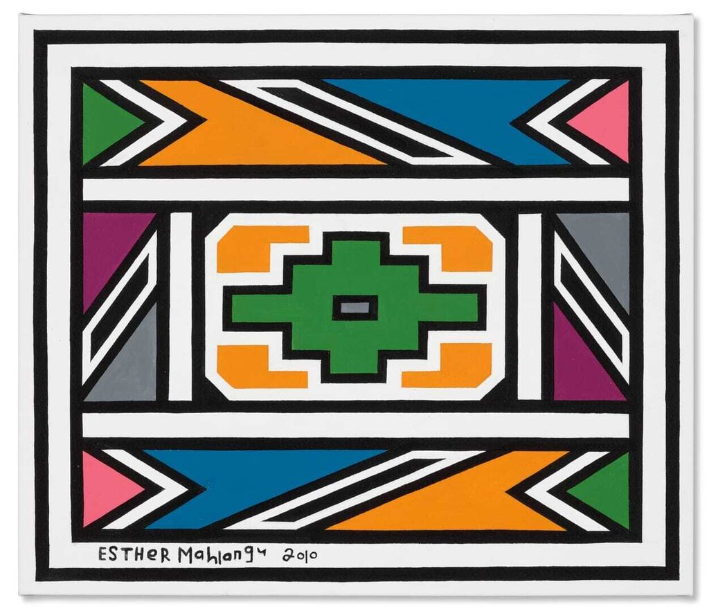 Untitled (Ndebele Abstract)