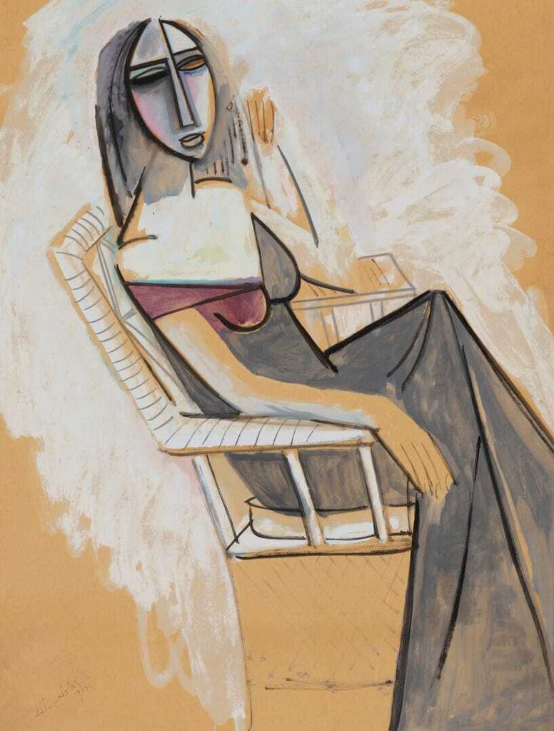 Wifredo Lam, Portrait of Madame Nena Azpiazu