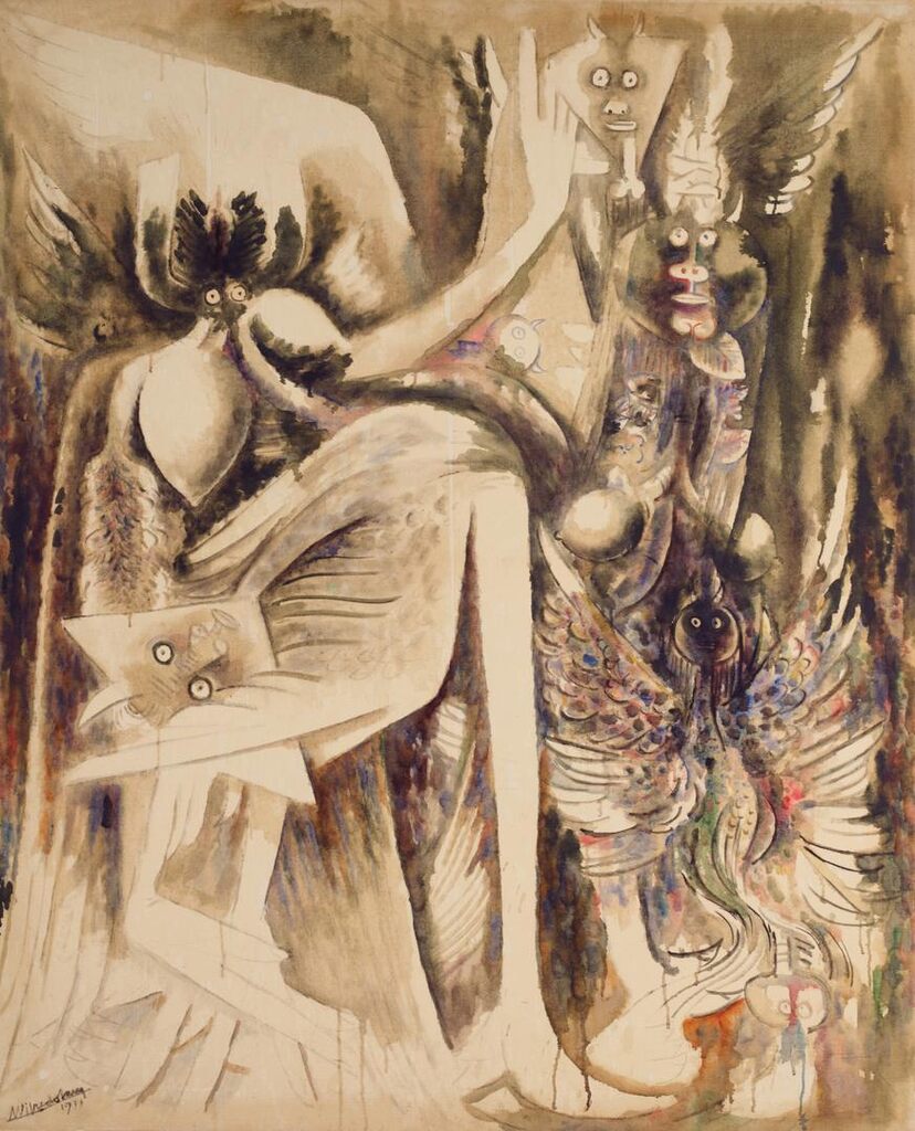 Wifredo Lam, Ídolo (Oyá/Divinité de l'air et de la mort)