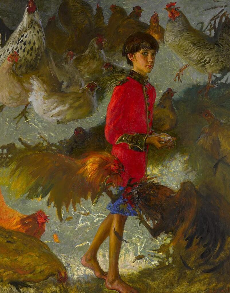 Jamie Wyeth, The Emperor of Chickens