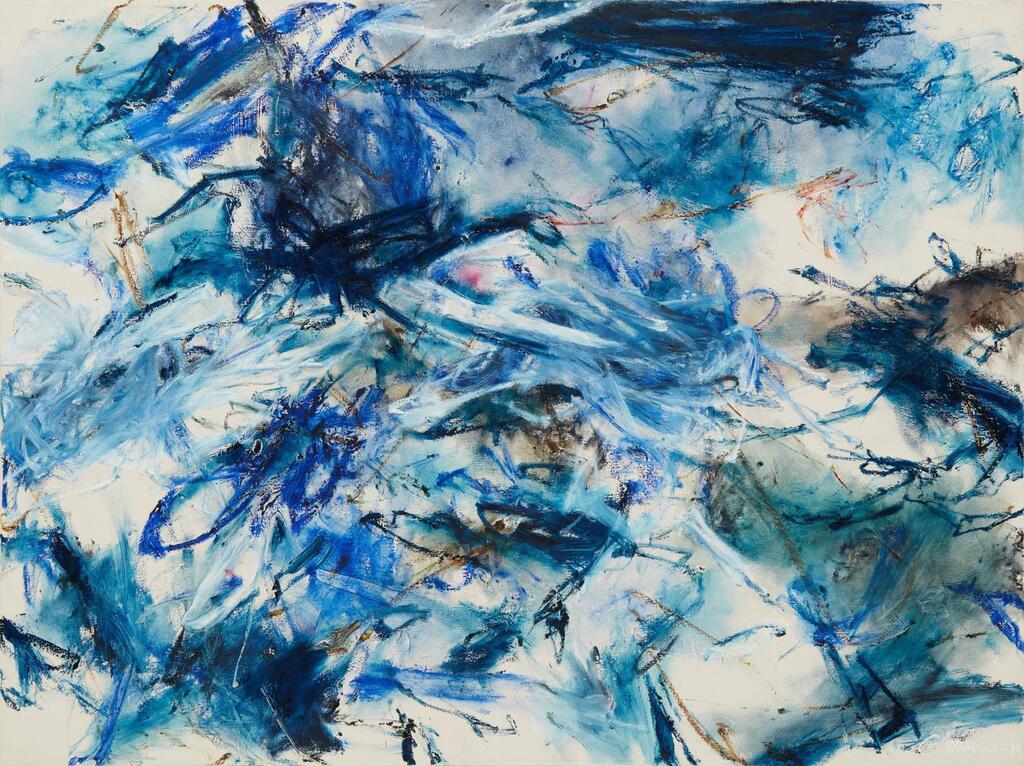 Christine Ay Tjoe, Pemandangan biru 02 (View in blue 02)