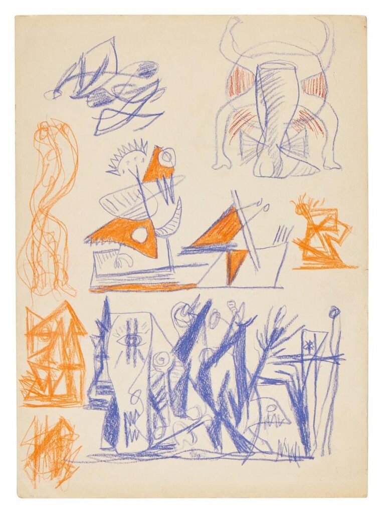 Jackson Pollock, Untitled [Double-Sided Work]
