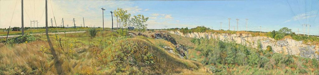 Old Limerock Quarry at Rockland, Maine, in Use as the Town Dump and Transfer Station