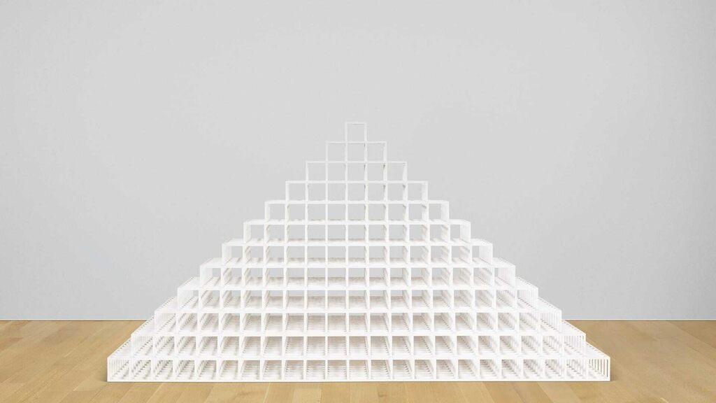 Sol LeWitt, Double Pyramid