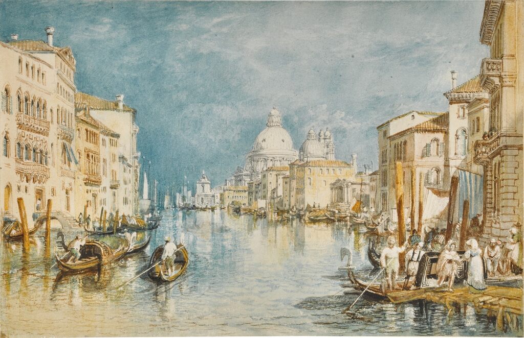 J. M. W. Turner, The Grand Canal, with Santa Maria della Salute, Venice