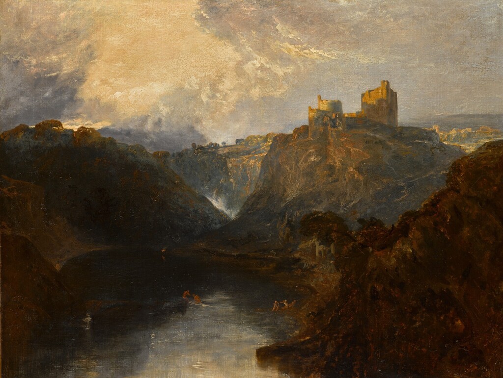 J. M. W. Turner, Cilgerran Castle, Wales 《威爾斯吉爾格蘭城堡》