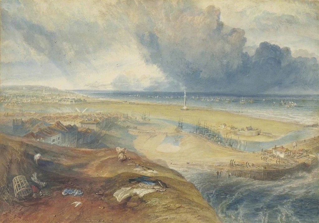 J. M. W. Turner, Great Yarmouth, Norfolk, with Nelson's Column