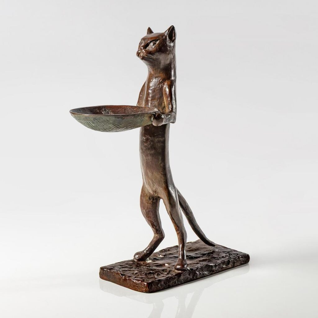 Diego Giacometti, "Chat maître d'hôtel"