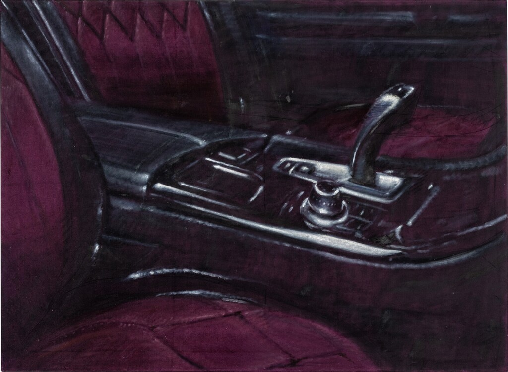 Issy Wood, Eggplant / car interior