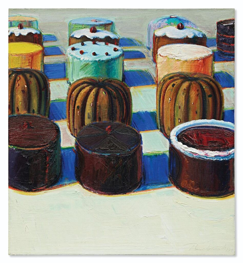 Wayne Thiebaud, Various Cakes