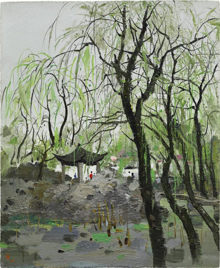 Wu Guanzhong, A garden of Suzhou