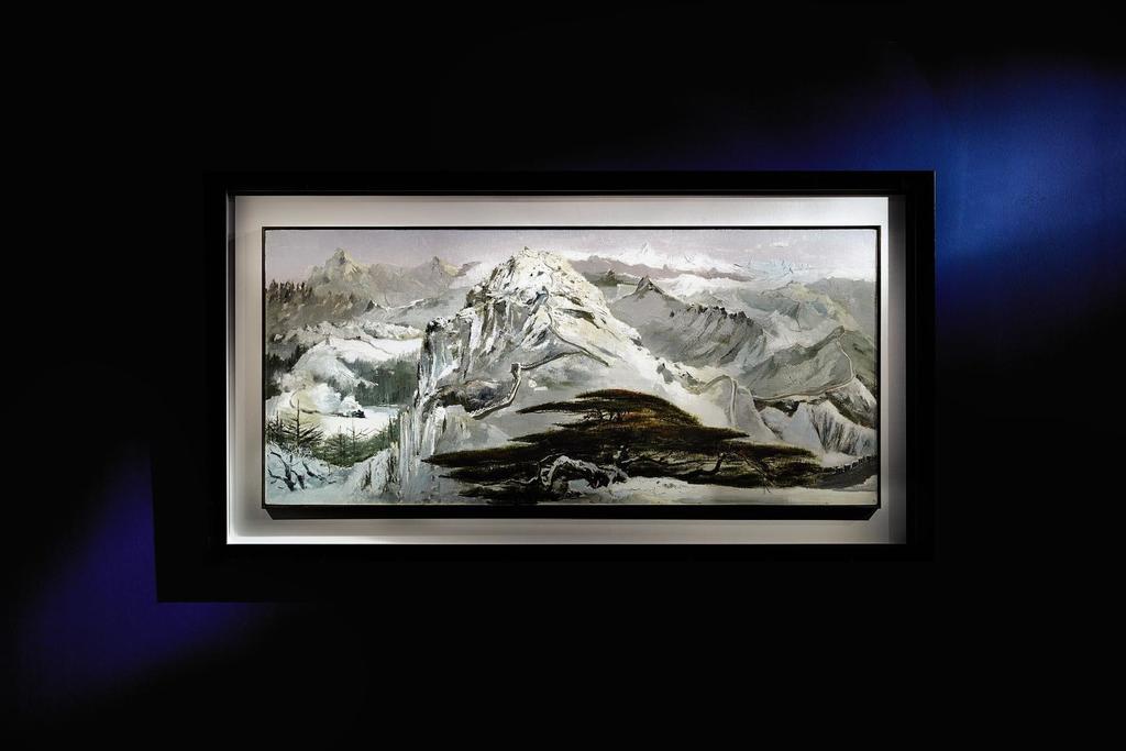 Wu Guanzhong, SCENERY OF NORTHERN CHINA 北國風光