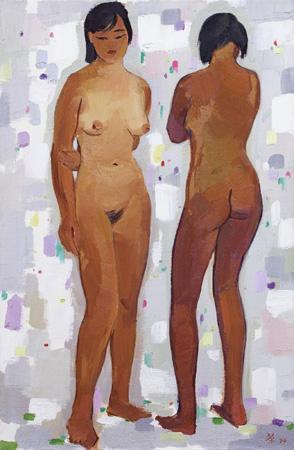 Wu Guanzhong, Sisters (Figure)