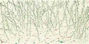 Wu Guanzhong, Willow and fish