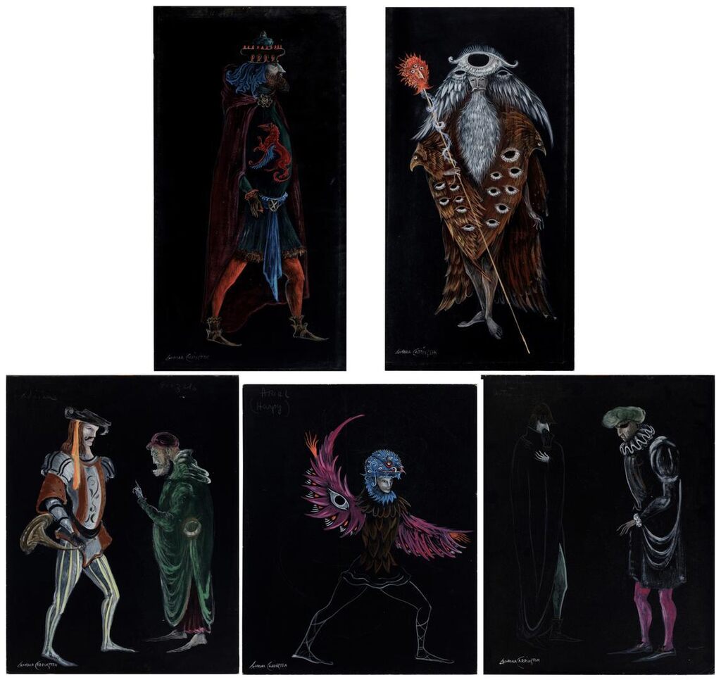Leonora Carrington, Character Studies for The Tempest