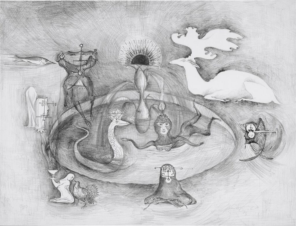 Leonora Carrington, Stag at Mourn